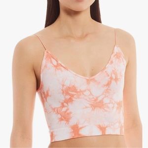 Free People Coral Tie Dye Brami